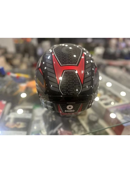 Shiro Kask Shiro SH-870 Fighter Typhoon - Resim 3