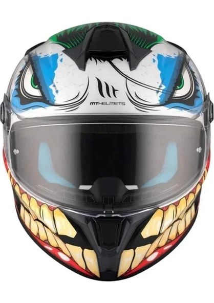 MT Targo S Joke A5 Gloss Kapalı Kask ürün görseli 1