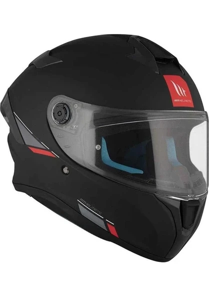 MT Targo S Solid A1 Mat Kapalı Kask - Resim 3