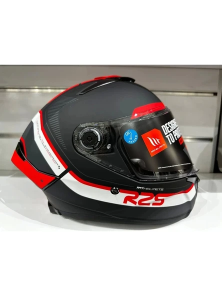 Mt Helmets Kask mt Thunder 4 Sv R25 B5 Mat Siyah/kırmızı ürün görseli 1