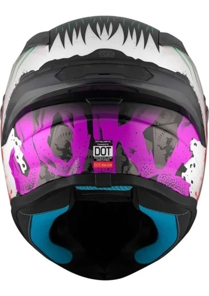 MT Targo S Joke A5 Gloss Kapalı Kask - Resim 4