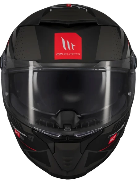 Mt Helmets Kask mt Thunder 4 Sv Luminence D1 Mat Gri/siyah ürün görseli 1