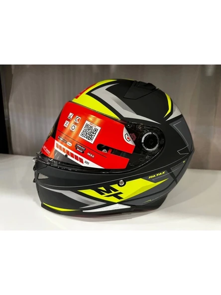 Mt Helmets Kask mt Revenge 2 S Hatax C3 Mat Yellow ürün görseli 1