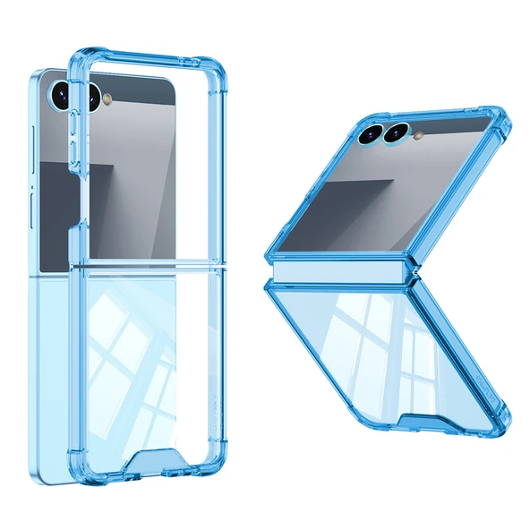 Galaxy Z Flip 7 Kılıf Full Camlı Kıpta Kapak ürün görseli 1