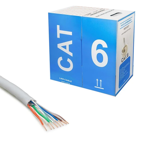 Hadron HDX5014(4507) Kablo Cat6 305 M 0.511 MM OD6.0 24AWG ürün görseli 1