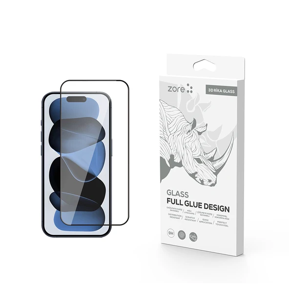 iPhone 17 Air Tam Kaplayan Premium Cam Ekran Koruyucu ürün görseli 1