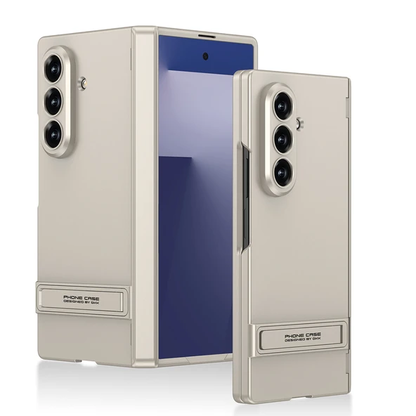 Galaxy Z Fold 7 Kamera Korumalı Dikey Standlı Tam Koruma Kapak ürün görseli 1