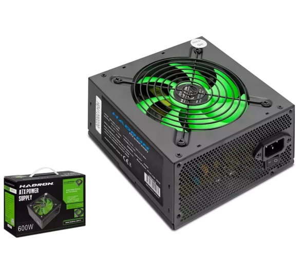 HADRON HD413 POWER SUPPLY 600W KUTULU ürün görseli 1