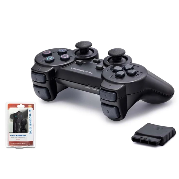 HADRON HD-305 OYUN KOLU GAMEPAD KABLOSUZ PC PS2 PS3 BULETOOTH TİTREŞİMLİ ürün görseli 1