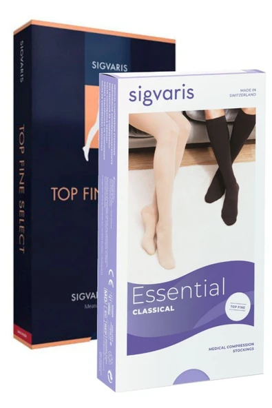 SİGVARİS Essential Classical (TOPFİNE) /diz Üstü /orta Basınç /A.burun /ten - Resim 2
