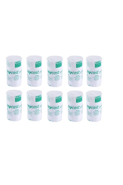 EASY Padding, %100 Pamuk Sargı, Lenfödem Pamuk Bandaj, 10cmx2,7m (10 ADET RULO) ürün görseli 1