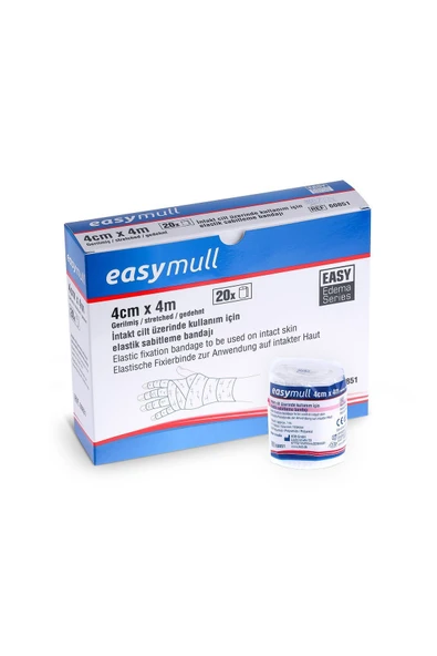 EASY Mull Lenfödem Parmak Bandajı 4cmx4m (1 KUTU / 20 ADET IÇERİR) ürün görseli 1