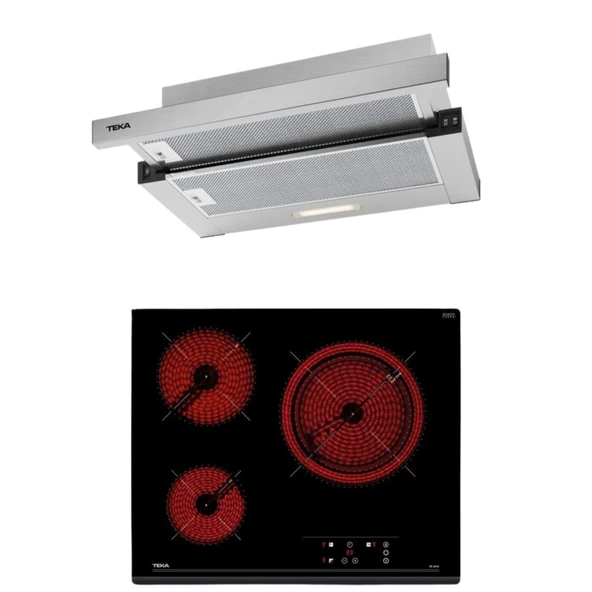 Teka Siyah Ankastre Set ( TL 6210- TZ 6316 ) ürün görseli 1