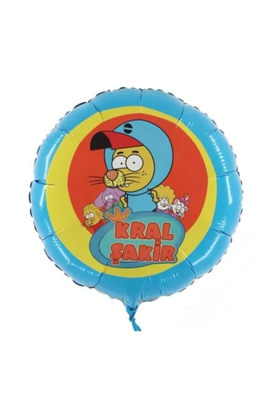 Kral Şakir Action Folyo Balon 18'' (46cm) D.ü 6tl ürün görseli 1