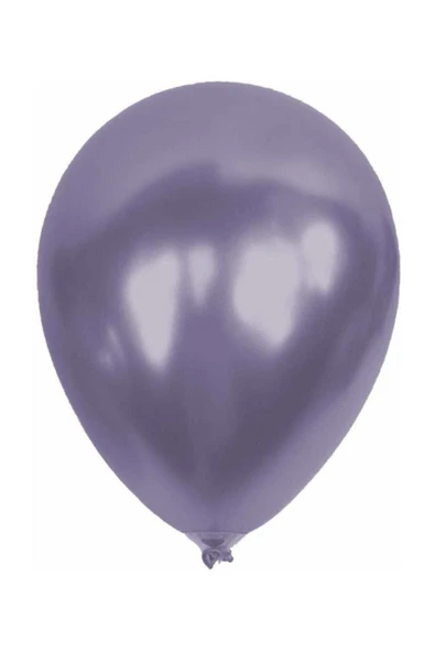 Metalik Açık Violet Balon 10lu ürün görseli 1