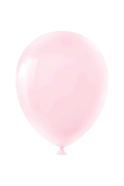 100lü Pembe Pastel Baskısız Makaron Balon ürün görseli 1