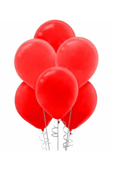 Balon Kırmızı 100lü ürün görseli 1