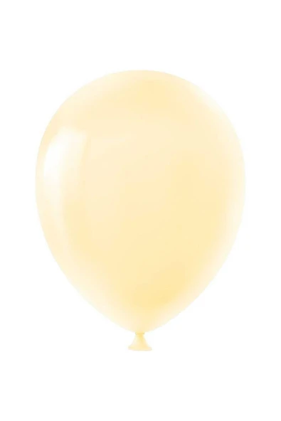 Pastel Baskısız Makaron Balon 100lü -sarı- ürün görseli 1