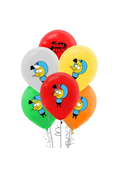 Kral Şakir Balon - 6 Adet - Resim 2