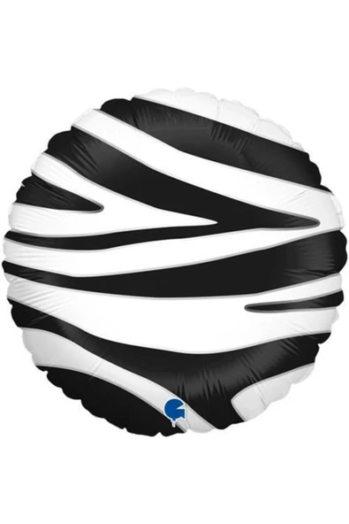 Zebra Striped Party Country Folyo Balon 18" ürün görseli 1