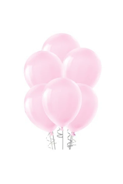 Stand Balonu (12 'li ) Pastel Açık Pembe ürün görseli 1