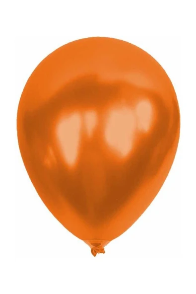 Metalik Balon Turuncu 10lu (0382) ürün görseli 1
