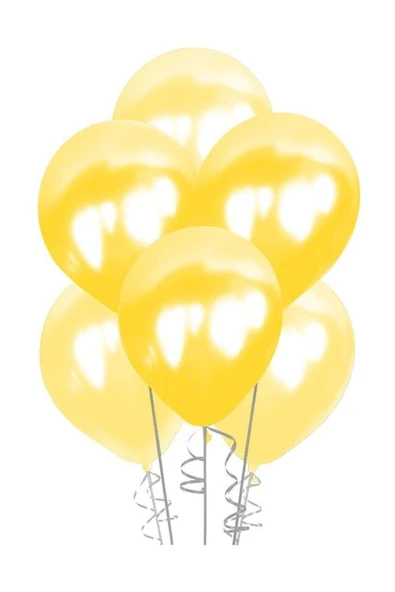 Metalik Sarı Balon 100'lü ürün görseli 1