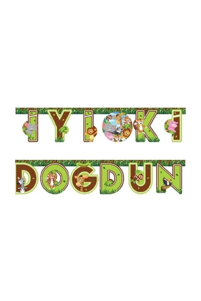 Tsf8733 Safari Iyiki Doğdun Set /bmp1520tsf8733 ürün görseli 1