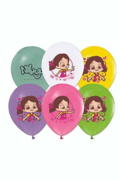 Niloya Baskılı Balon 10 Adet ürün görseli 1