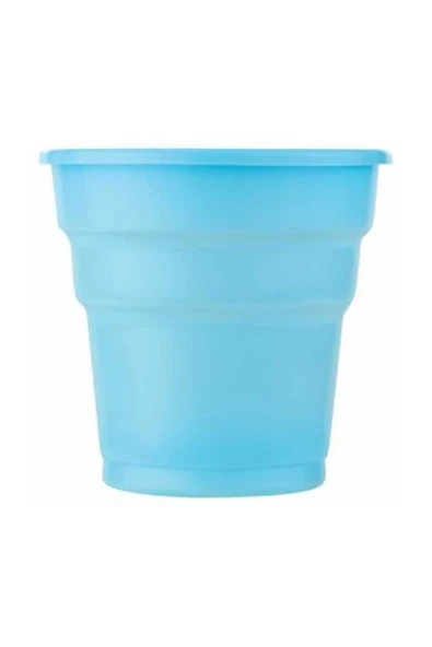 Plastik Meşrubat Bardağı Açık Mavi ürün görseli 1