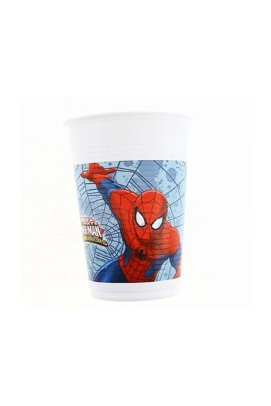 Spiderman Bardak 8 Li Orjinal Lisanslı Ürün ürün görseli 1