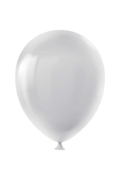Pastel Balon Baskısız (100 'LÜ) Gri ürün görseli 1