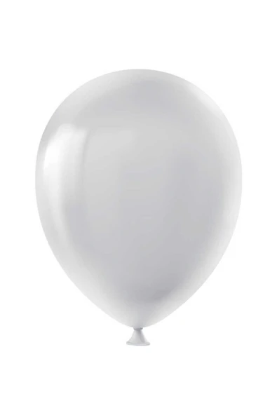 Pastel Balon Baskısız (100 'LÜ) Gri ürün görseli 1