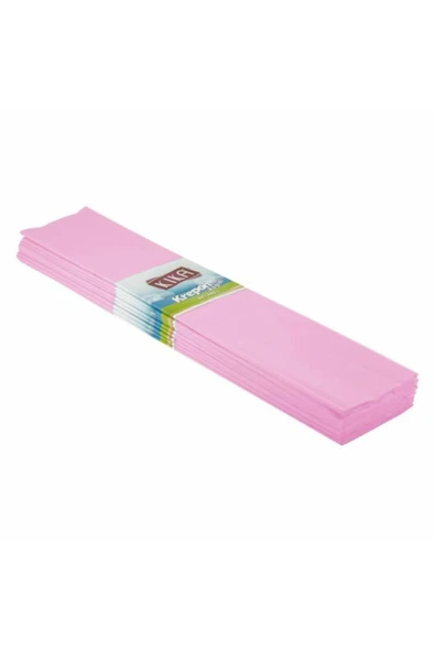 Joy 10lu Açık Pembe Krapon Kağıdı 50x200 ürün görseli 1