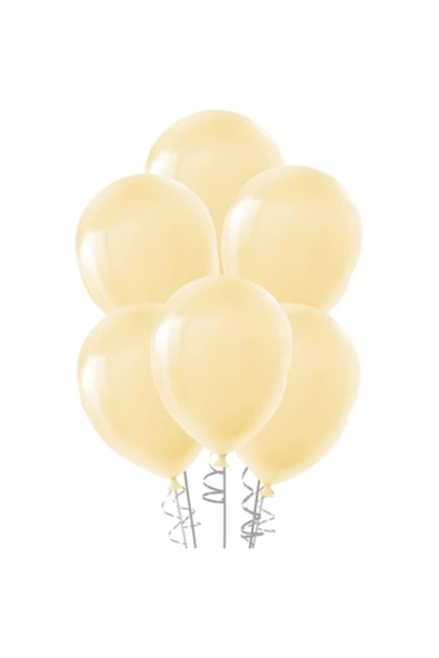 Stand Balonu (12 'li ) Pastel Açık Sarı ürün görseli 1