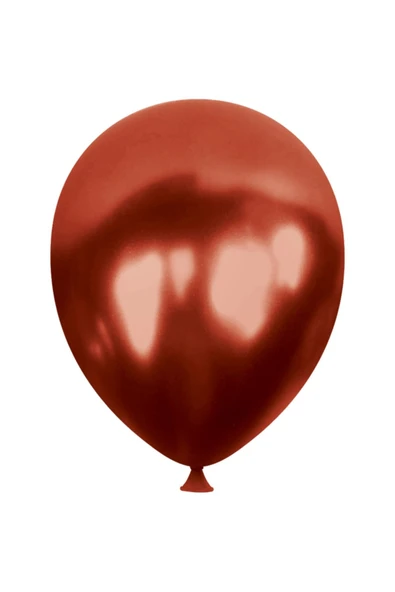 Metalik Balon Baskısız (100 'LÜ) Bordo ürün görseli 1