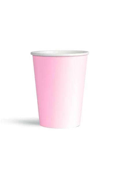 Bardak Makaron Pembe 8 Adet ürün görseli 1