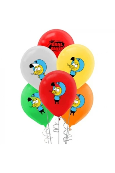 Kral Şakir Baskılı Balon 10 Adet ürün görseli 1