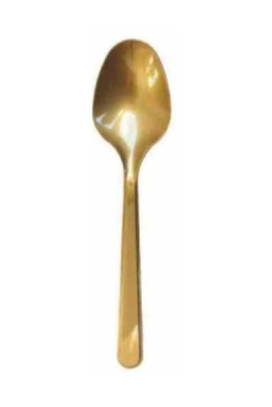 Plastik Kaşık Gold 10lu ürün görseli 1