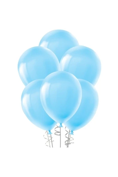 Stand Balonu (12 'li ) Pastel Açık Mavi ürün görseli 1