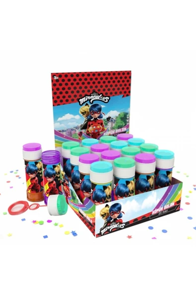 Köpük Balon Stantlı (25 'Lİ) -miraculous Super Heroez- ürün görseli 1