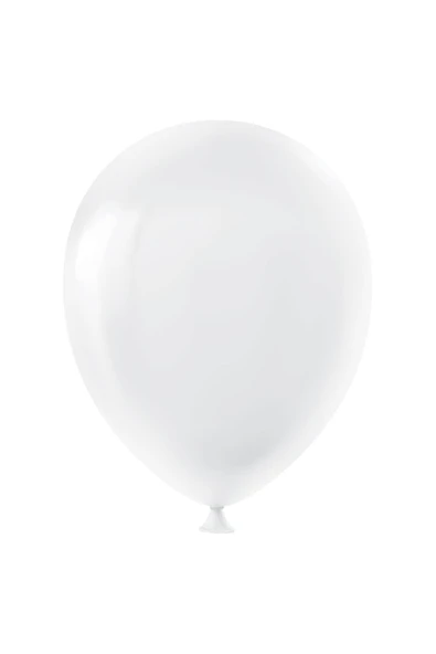 Pastel Balon Baskısız (100 'LÜ) Beyaz ürün görseli 1