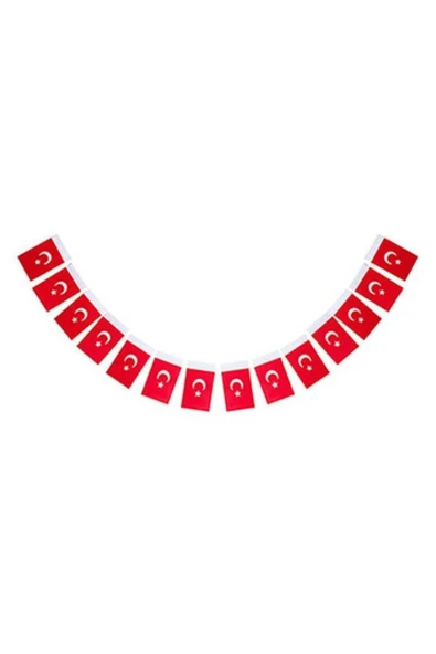 Ipli Orta Boy 40'lı Kağıt Türk Bayrağı 8 cm * 13 cm ürün görseli 1