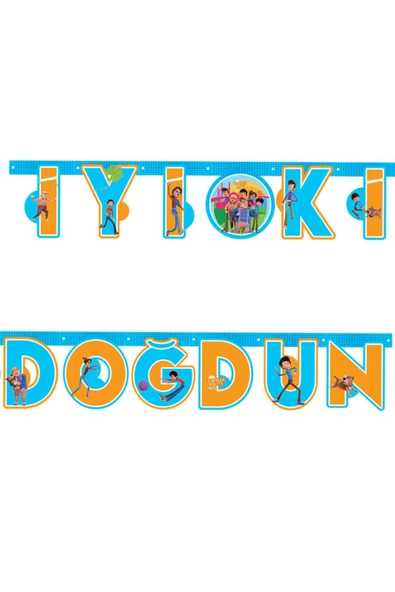 Rafadan Tayfa Iyi Ki Doğdun Harf Afiş ürün görseli 1