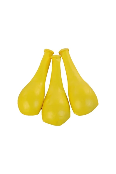 Metalik Sarı Balon - Resim 3