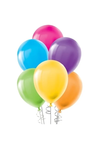 Pastel Balon Baskısız (100 'LÜ) Karışık ürün görseli 1