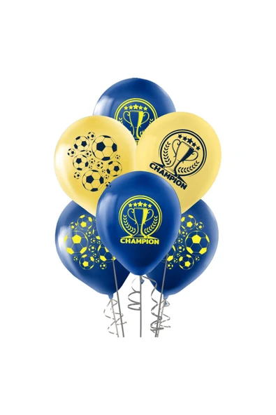 Pastel Balon Baskılı 100lü -Champion Lacivert- ürün görseli 1