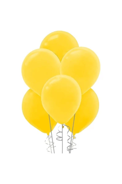 Pastel Sarı Balon 100'lü ürün görseli 1