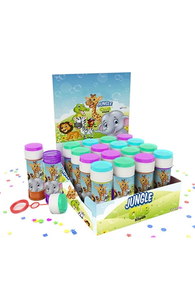Köpük Balon Stantlı 36lı -Jungle Club- ürün görseli 1