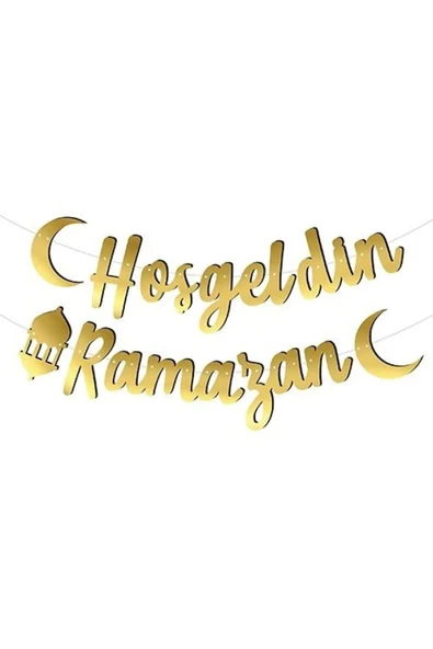 Flama Hoşgeldin Ramazan Metalize Altın ürün görseli 1